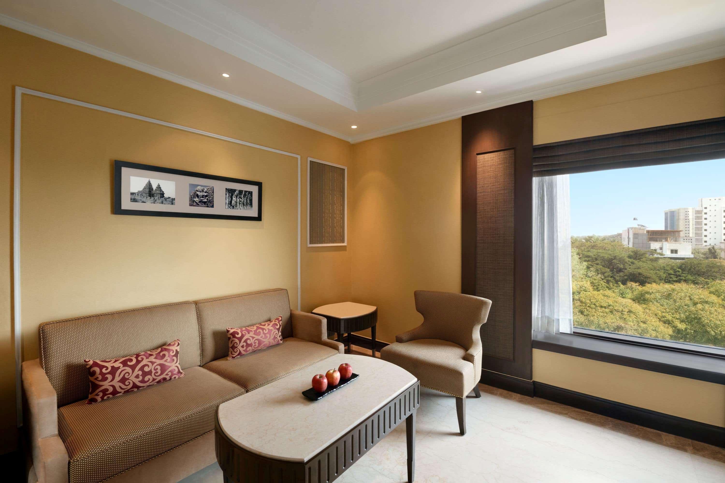 فندق Ramada Plaza شيناي المظهر الخارجي الصورة A living room in a suite at the Taj Mahal Palace, Mumbai